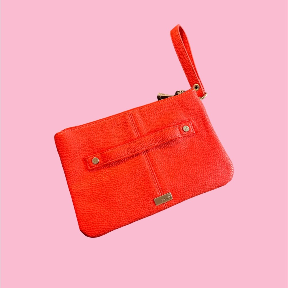 Small red clutch